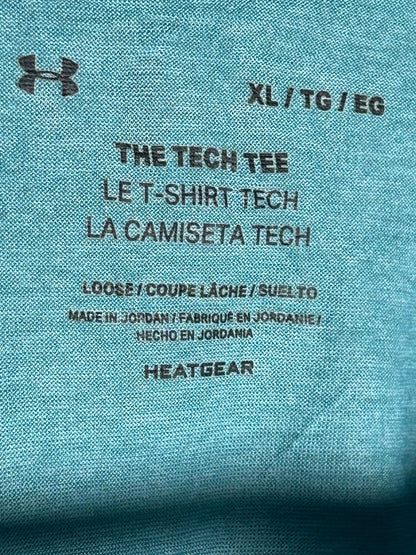 The Tech Tee Under Armour Heat Gear Loose Round Tee Blue - XL
