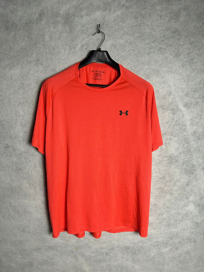 Under Armour Red The Tech Tee Round Neck - XXL