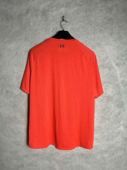 Under Armour Red The Tech Tee Round Neck - XXL