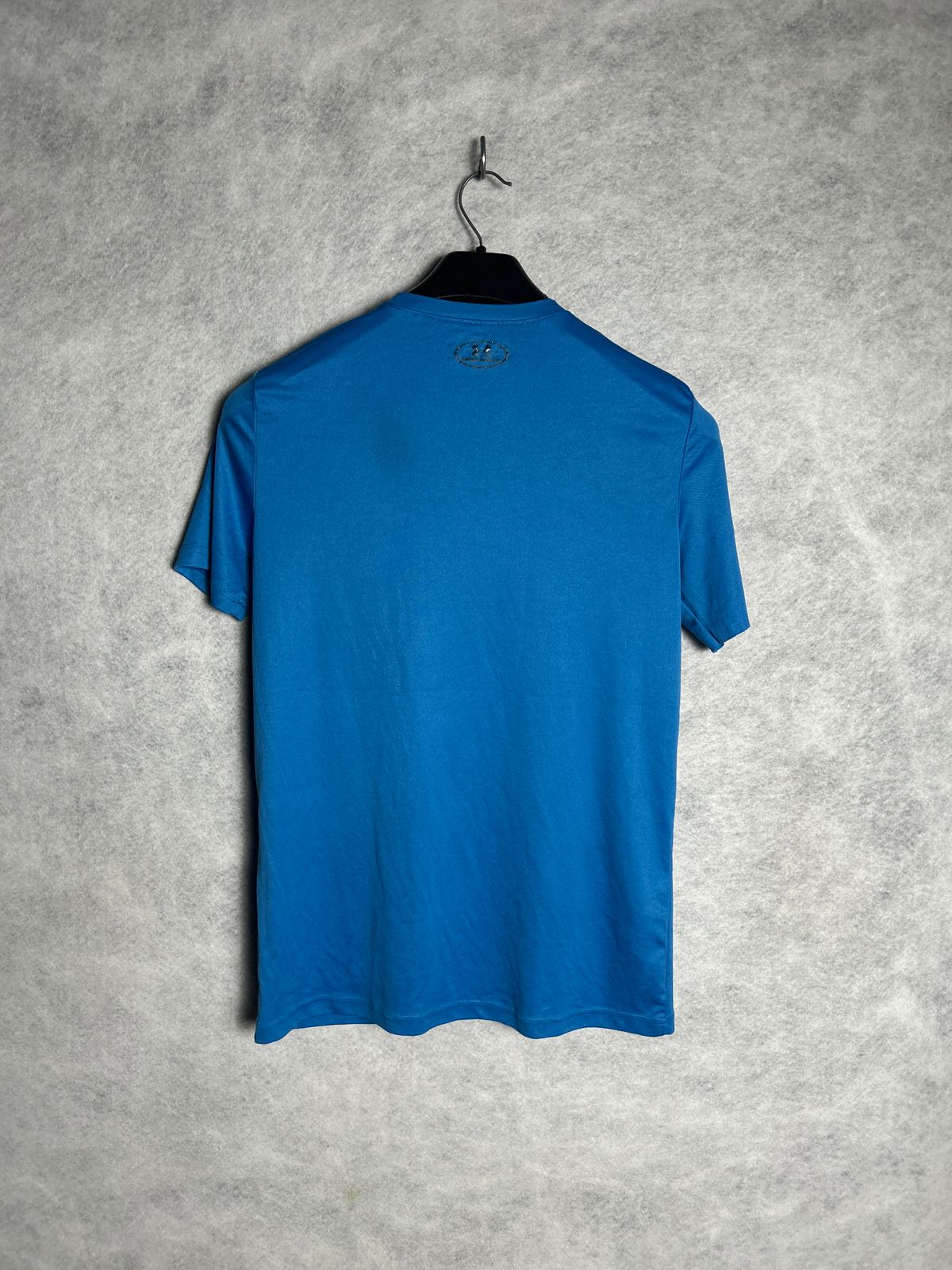 Under Armour Loose Heat Gear Blue Round Tee - YXL