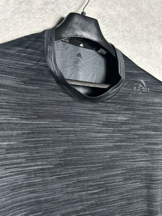 Adidas Gray & Black Round Neck - XXL