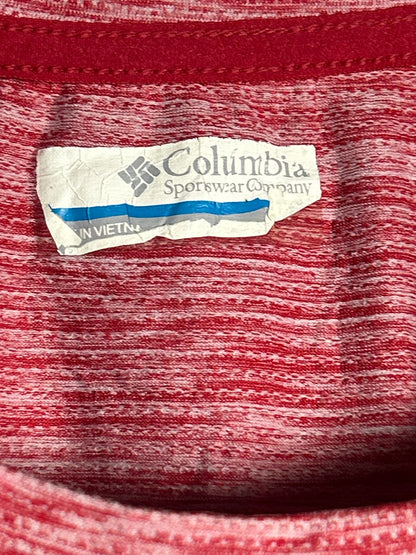 Columbia Sports Wear Red Round Tee- Medium