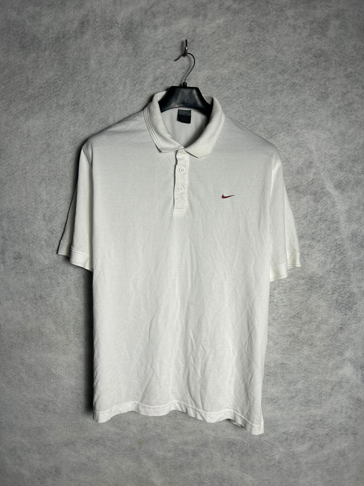 Nike Dri Fit White Polo - XL