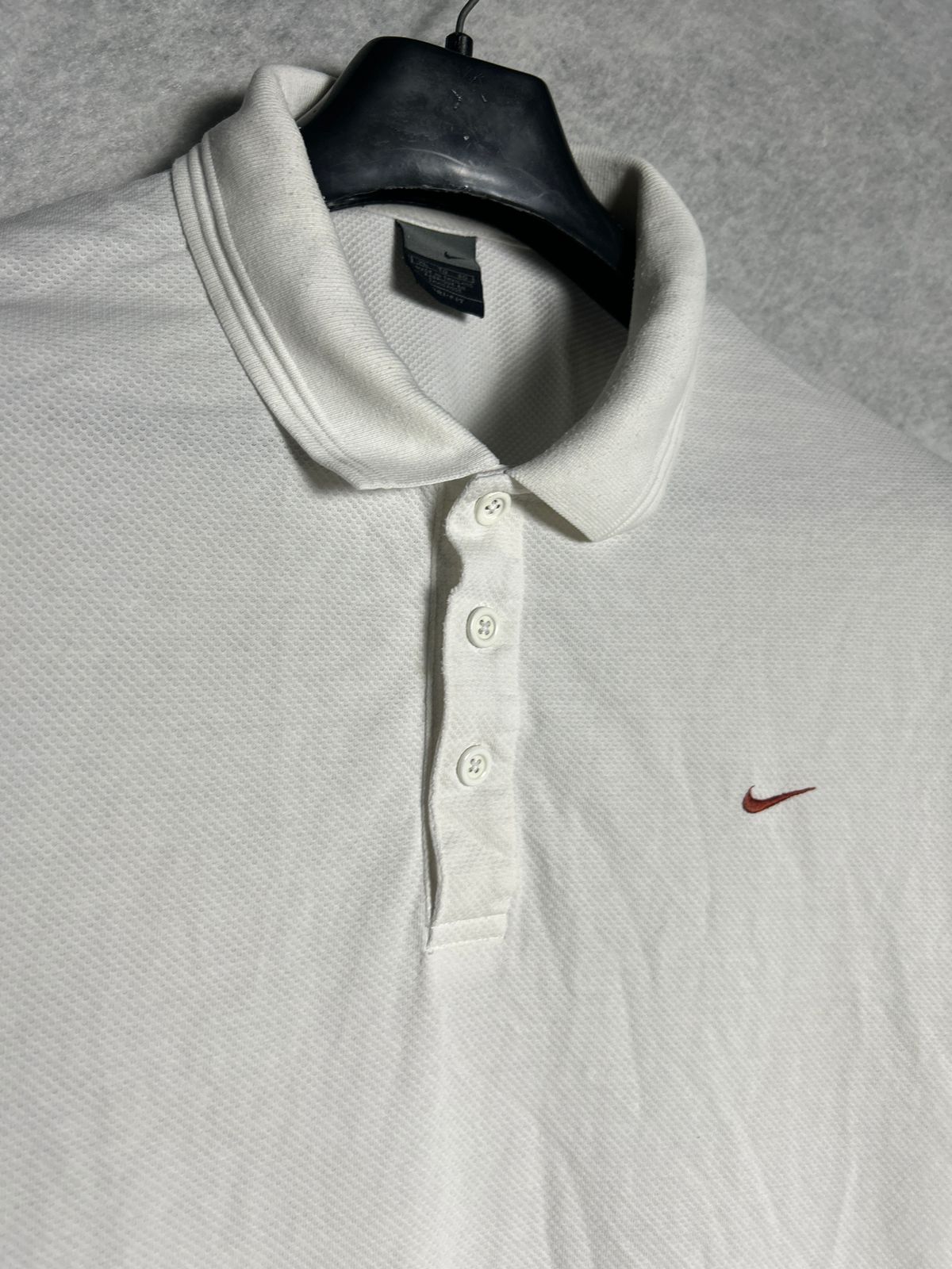 Nike Dri Fit White Polo - XL