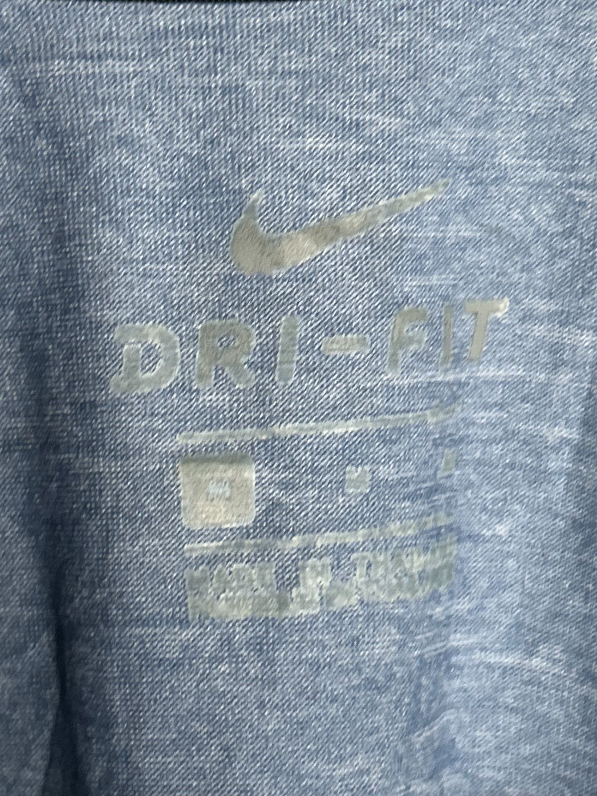 Nike Drifit Gray Round Tee - Medium
