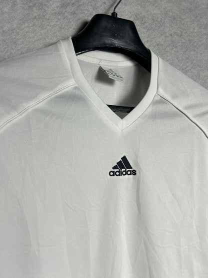 Adidas V Neck White - Medium