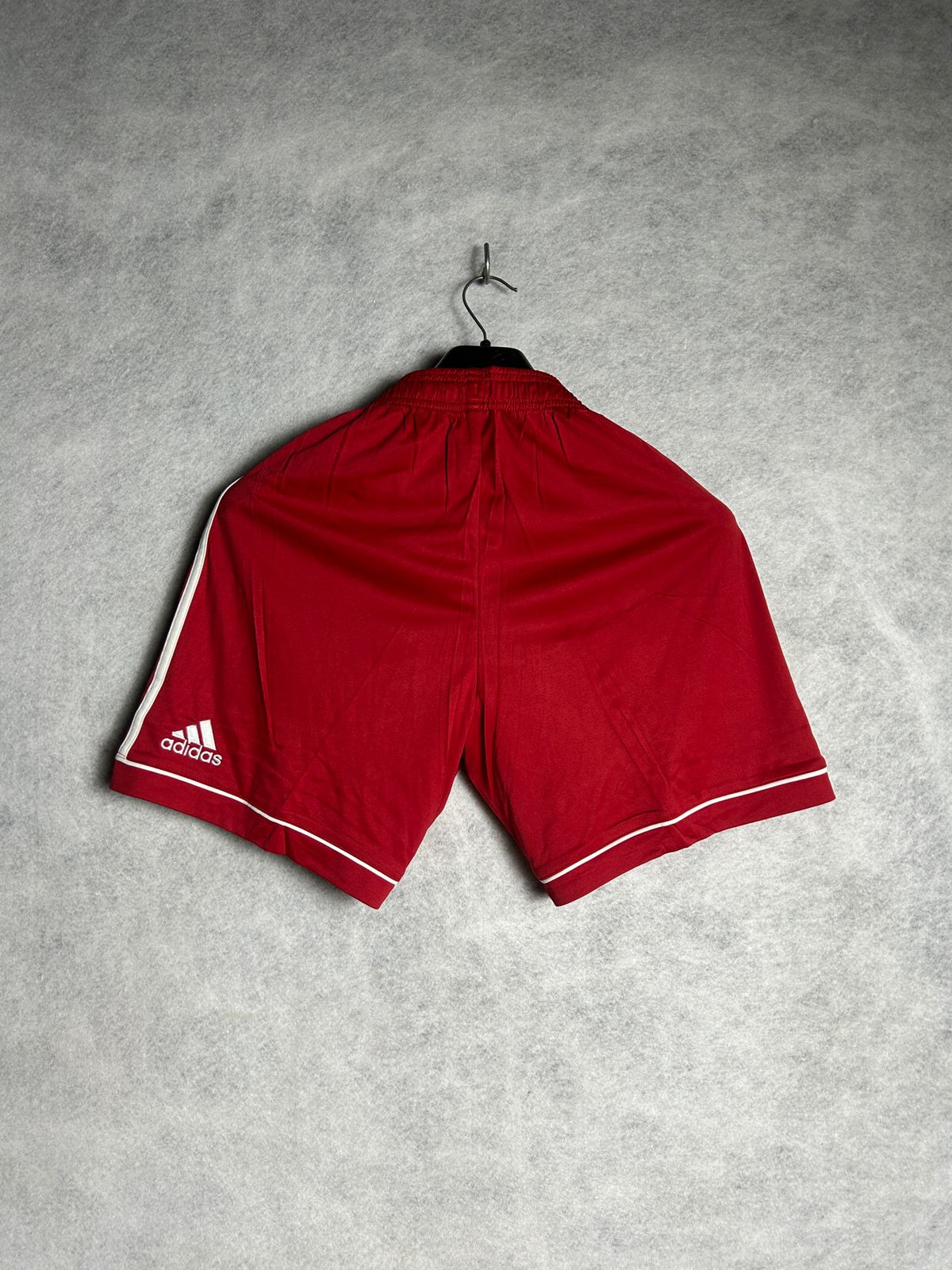 Adidas Red White Stripes Short - Medium