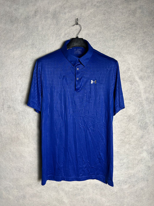 Under Armour Loose Polo Blue Heat Gear - XXL