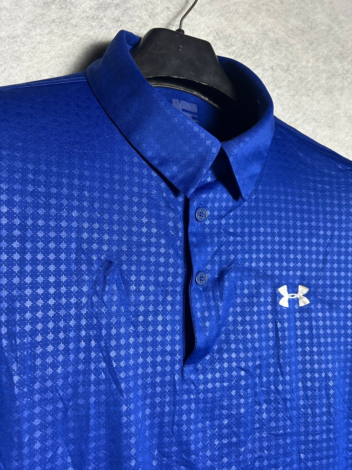 Under Armour Loose Polo Blue Heat Gear - XXL