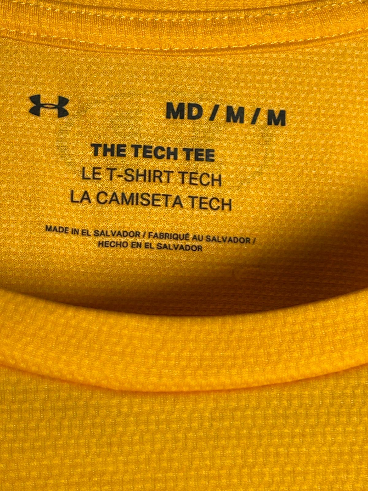 Under Armour The Tech Tee Yellow - Medium