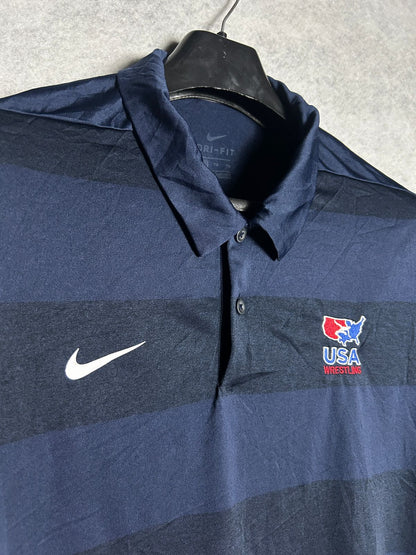 Nike Dri Fit Polo Purplish Blue - XXL