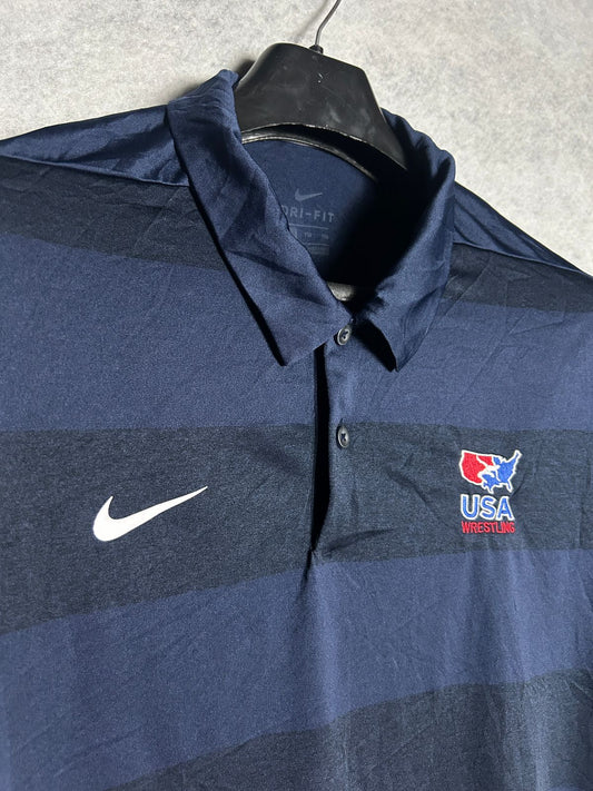Nike Dri Fit Polo Purplish Blue - XXL