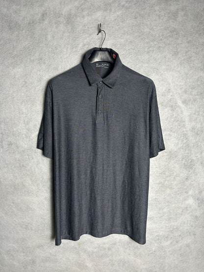 Under Armour Wolf Gray Polo Loose Heat Gear - XXL