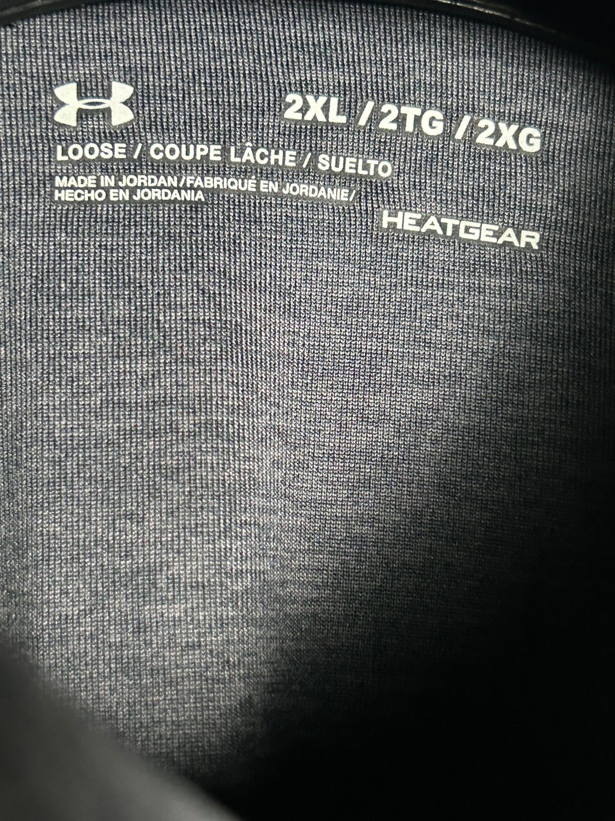 Under Armour Wolf Gray Polo Loose Heat Gear - XXL