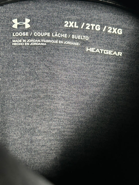 Under Armour Wolf Gray Polo Loose Heat Gear - XXL