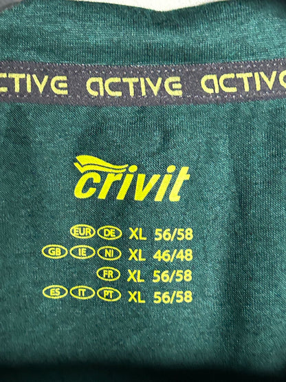 Crivit Active wear Green Round Neck - XL