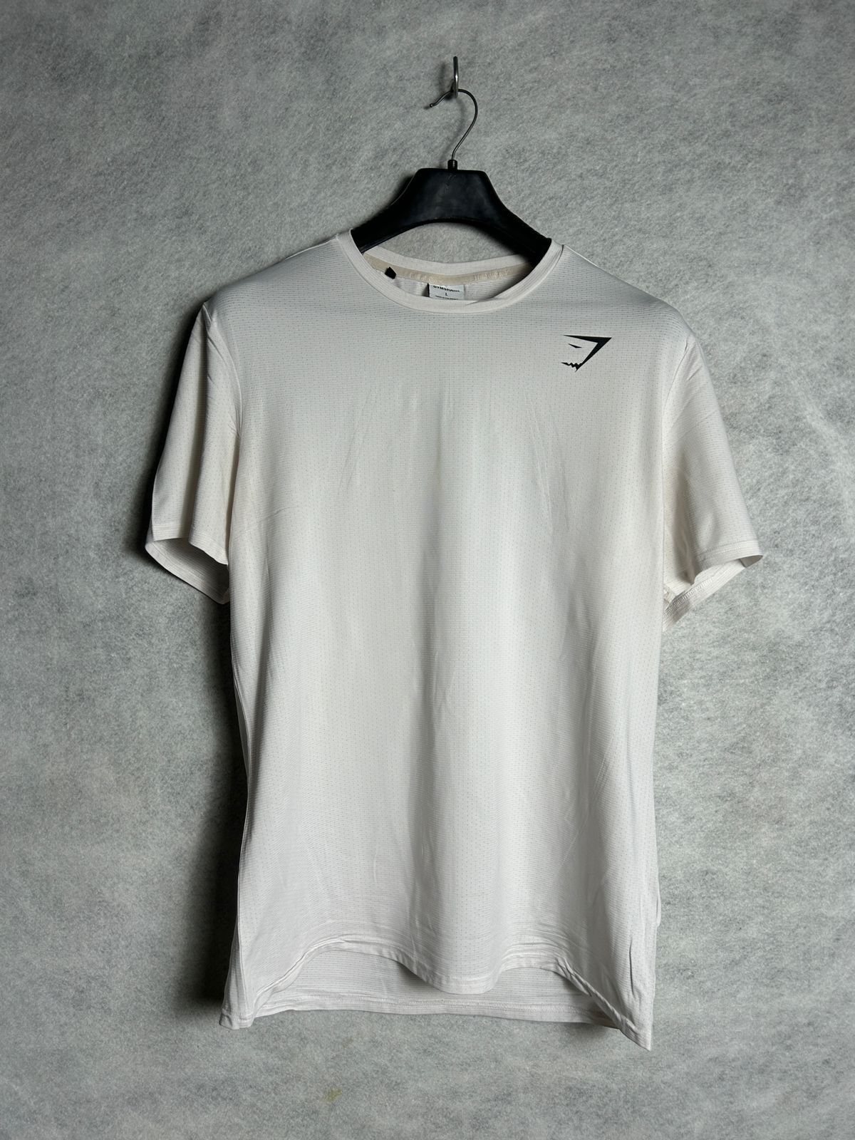 Gymshark White Round Neck - Large