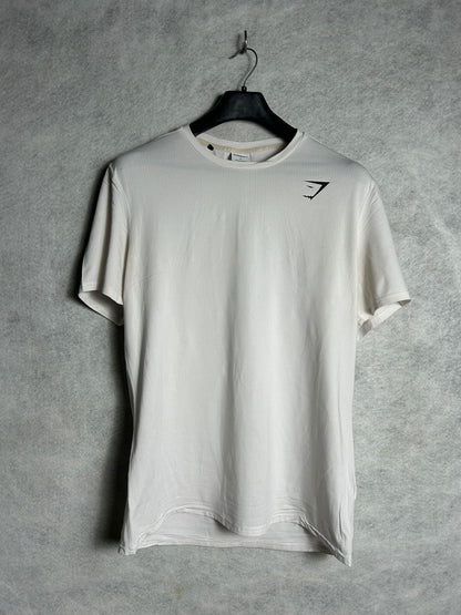 Gymshark White Round Neck - Large