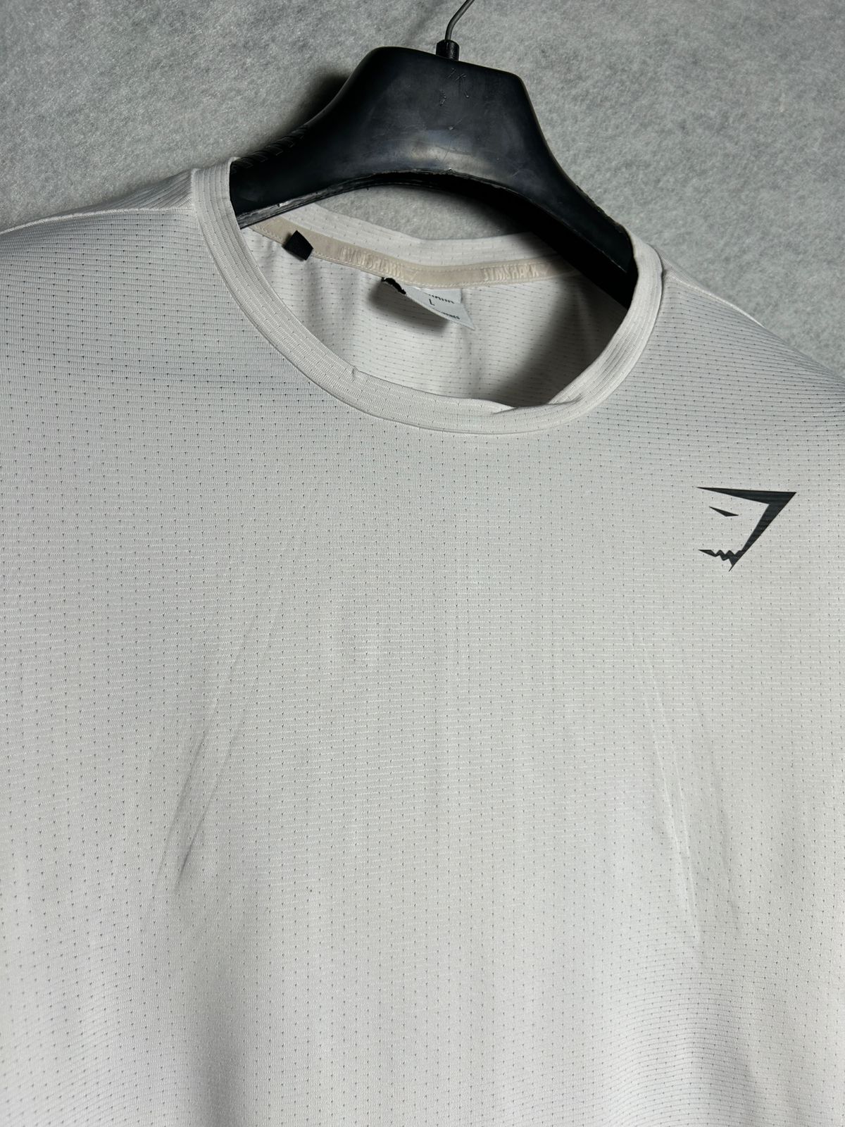 Gymshark White Round Neck - Large