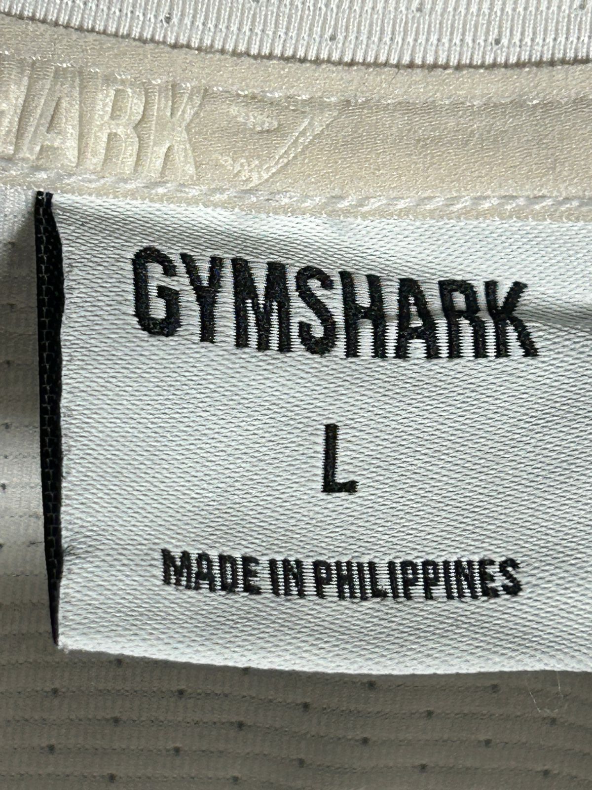 Gymshark White Round Neck - Large