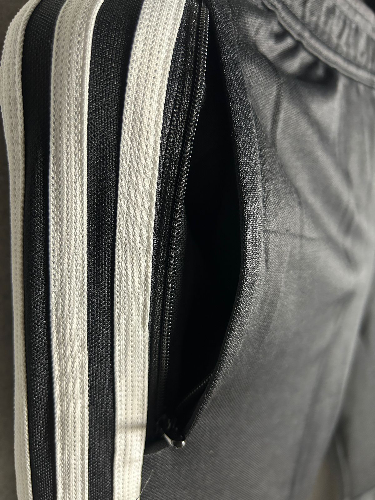 Adidas Black 3 Stripes Trouser - Small