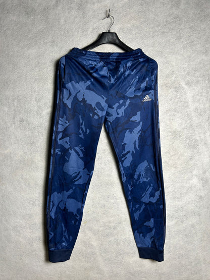 Adidas Blue Army Print Trouser - Medium