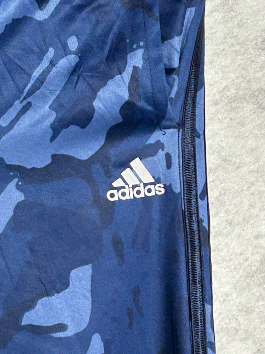 Adidas Blue Army Print Trouser - Medium