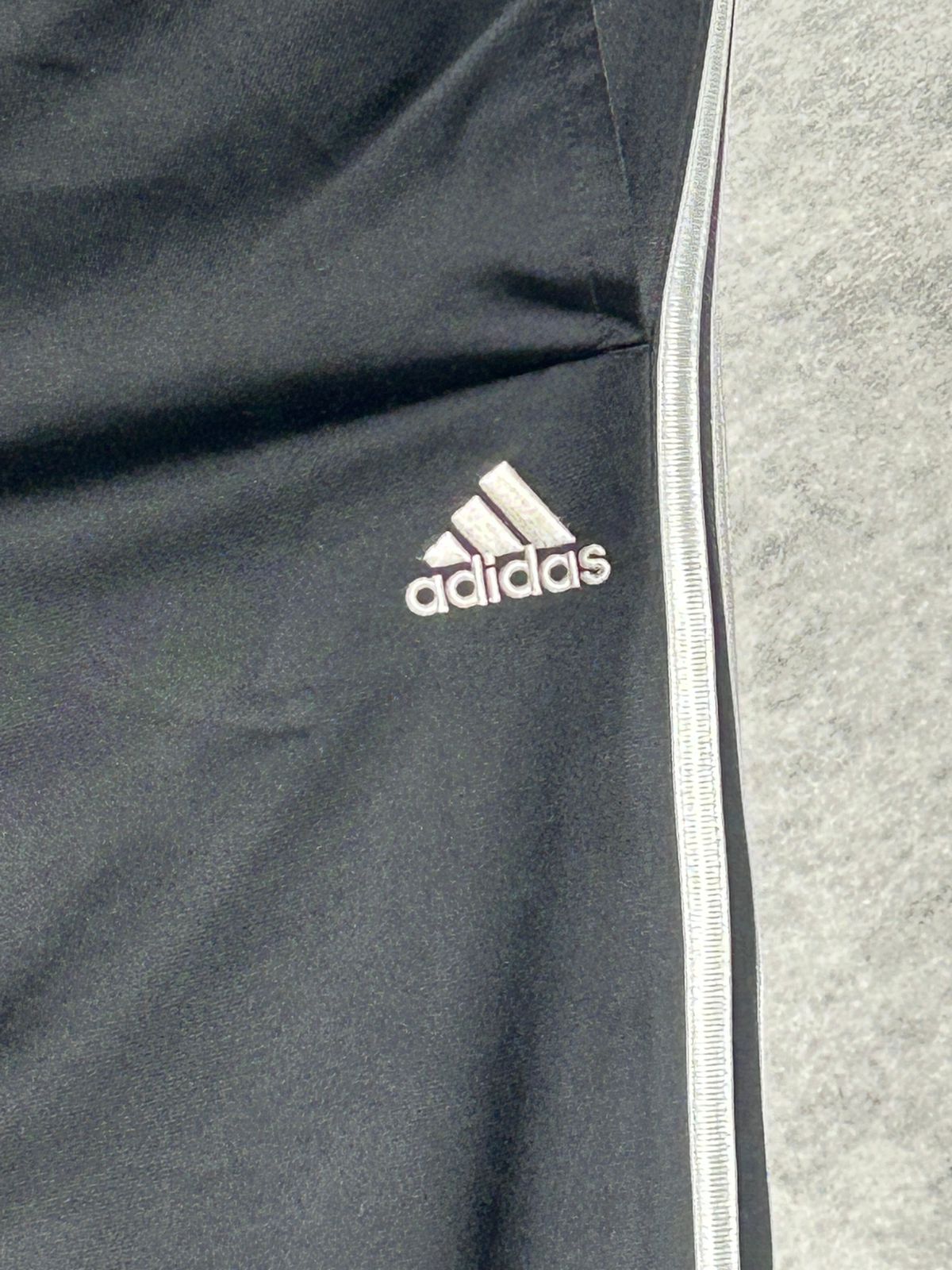 Adidas Black 3 Stripes Trouser - Small