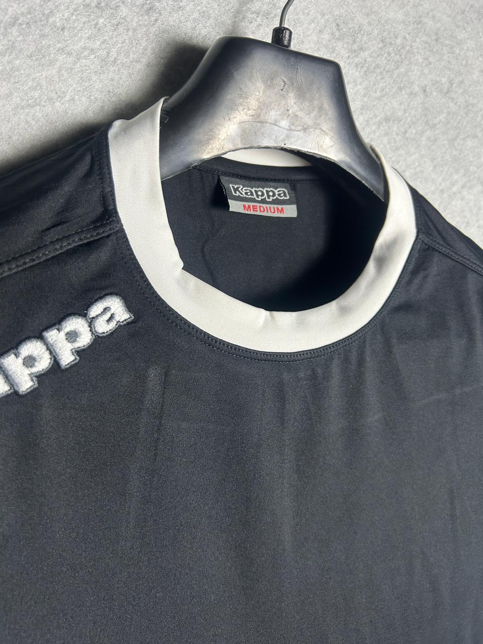 Kappa Black Round Tee - Medium