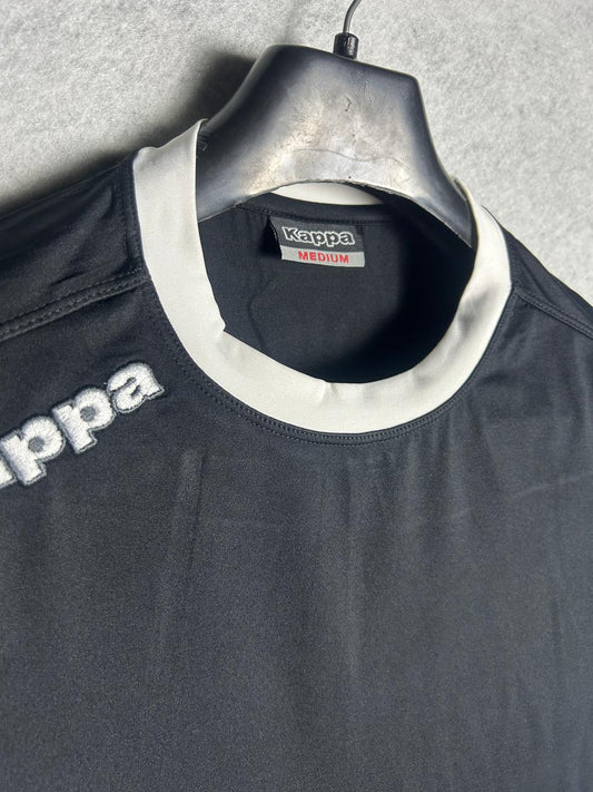 Kappa Black Round Tee - Medium
