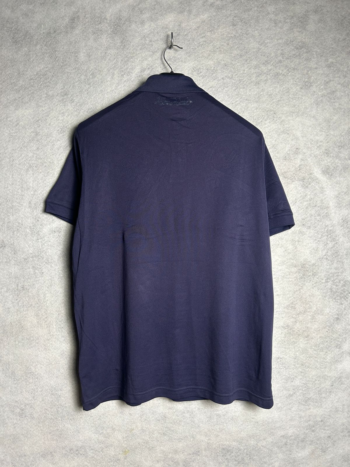 Adidas Blue Polo Shoulders Stripes  - XL