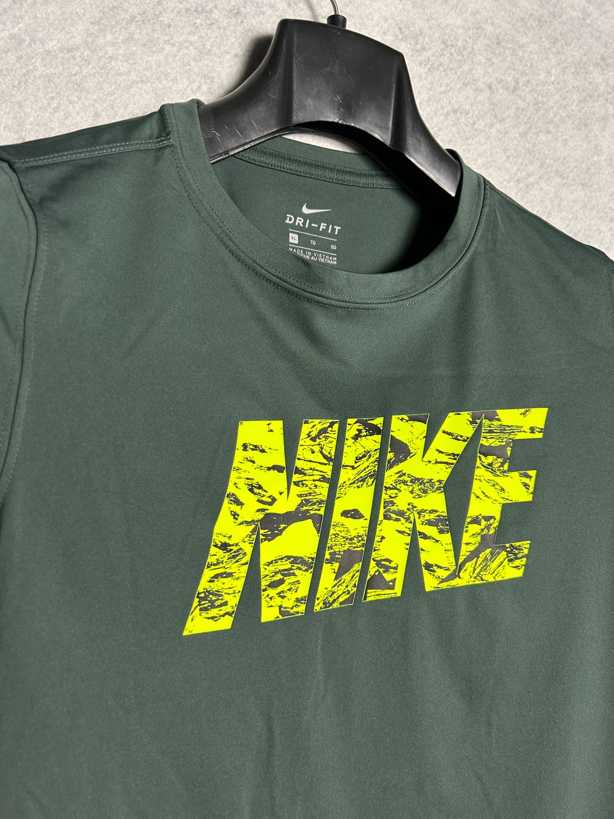 Nike-Jungle Green Round Neck - XL