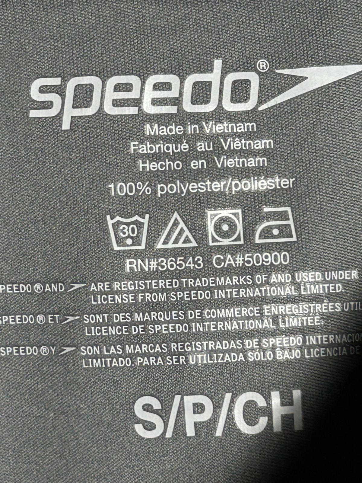 Speedo Gray Round Tee - Small