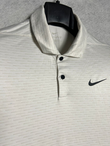 Nike Dri Fit Polo Super White - Medium