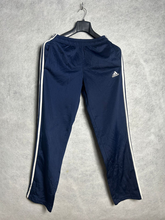 Adidas Blue 3 Stripes Trouser - Medium