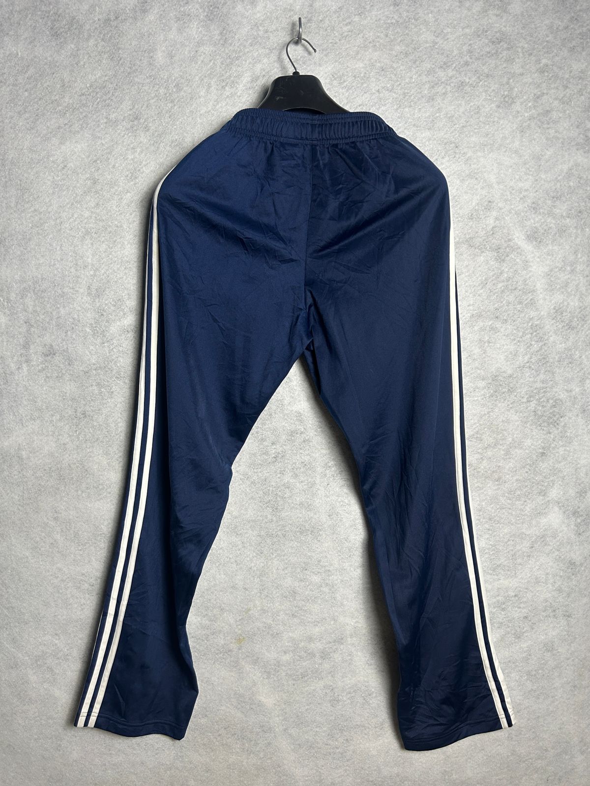 Adidas Blue 3 Stripes Trouser - Medium