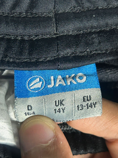 Jako Black Gray Logo Trouser - Medium