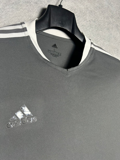 Adidas Prime Green Gray Round Tee - Large