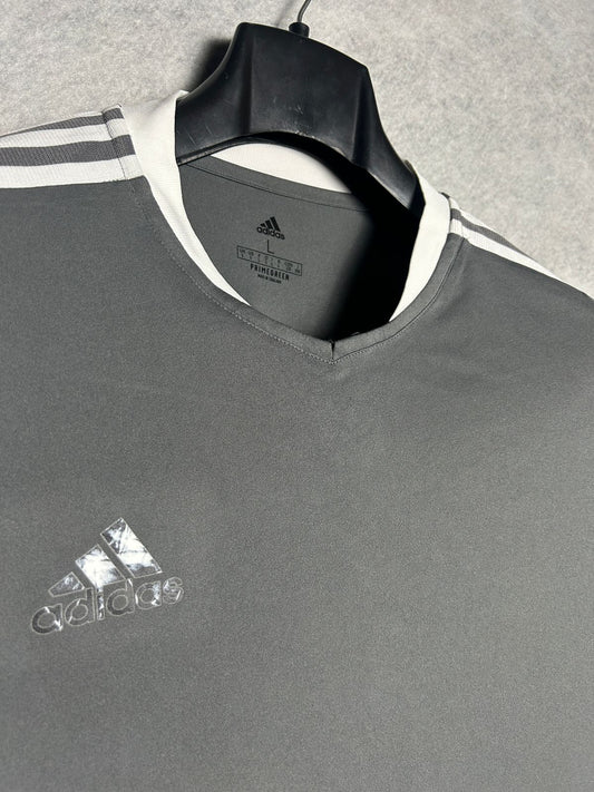 Adidas Prime Green Gray Round Tee - Large
