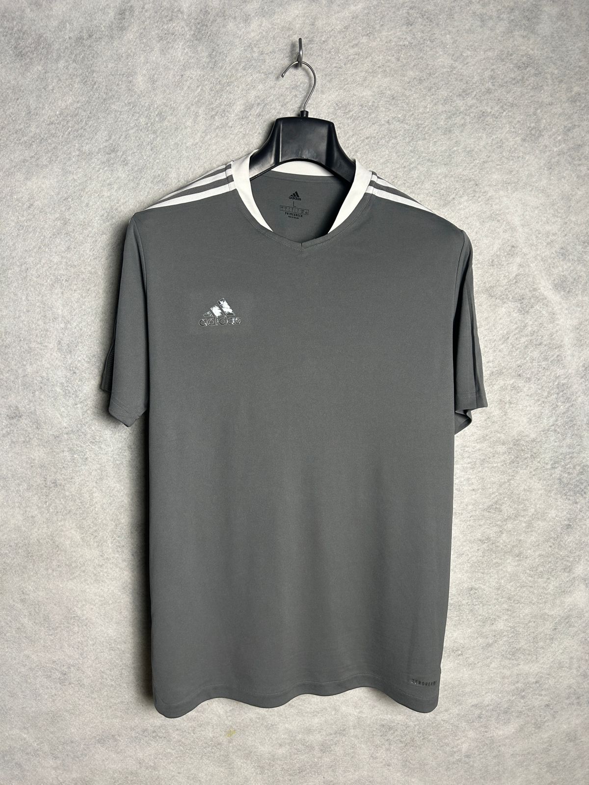 Adidas Prime Green Gray Round Tee - Large