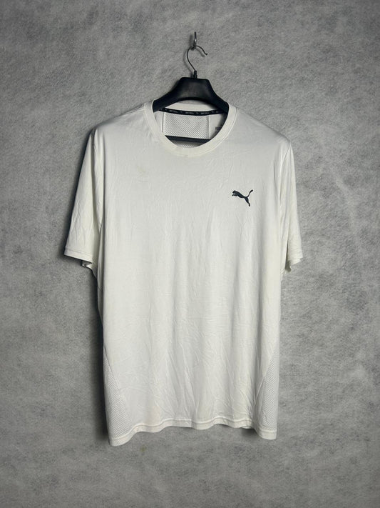 Puma White Round Neck - XXL