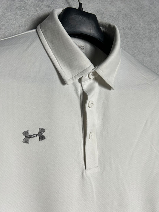Under Armour White Heat Gear Polo - XL