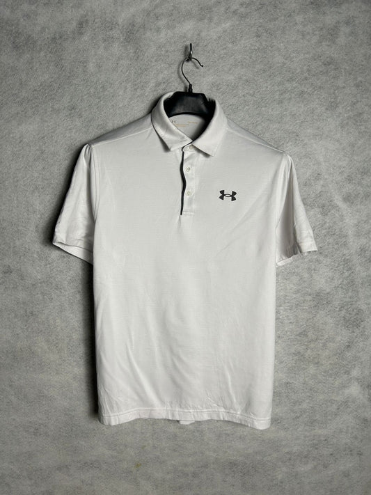 Under Armour White Polo - Large