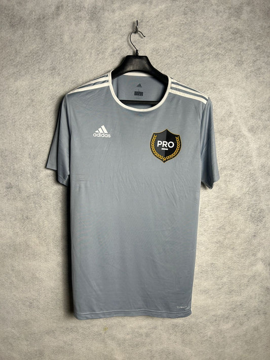 Adidas Clima Lite Gray Round Neck Fit - Large