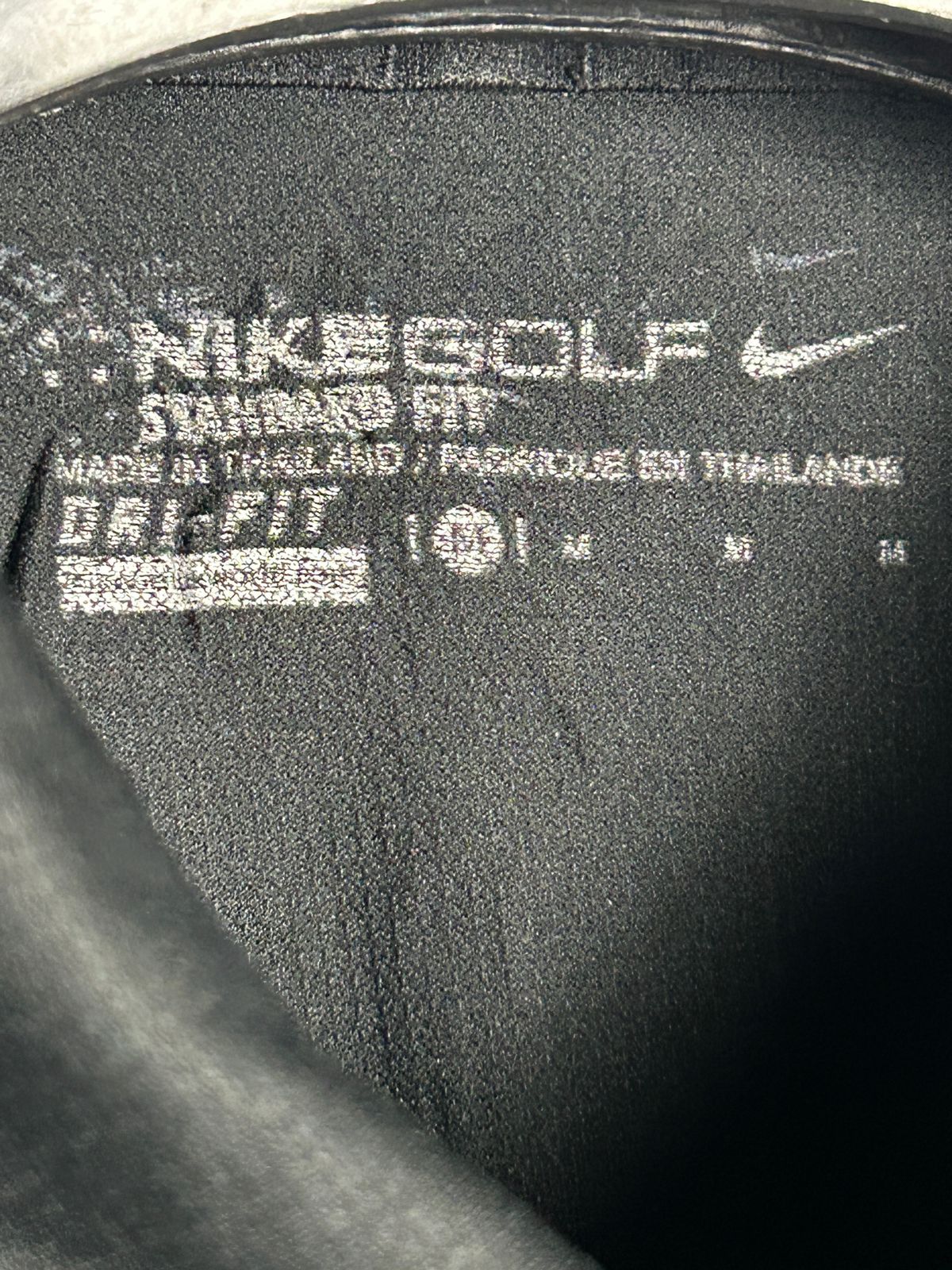 Nike Golf Polo Black Dri Fit - Medium