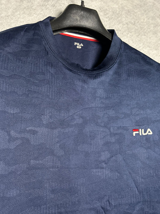 Fila Blue Round Tee - Medium