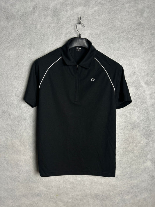 Ignio Black Zip Polo - Large