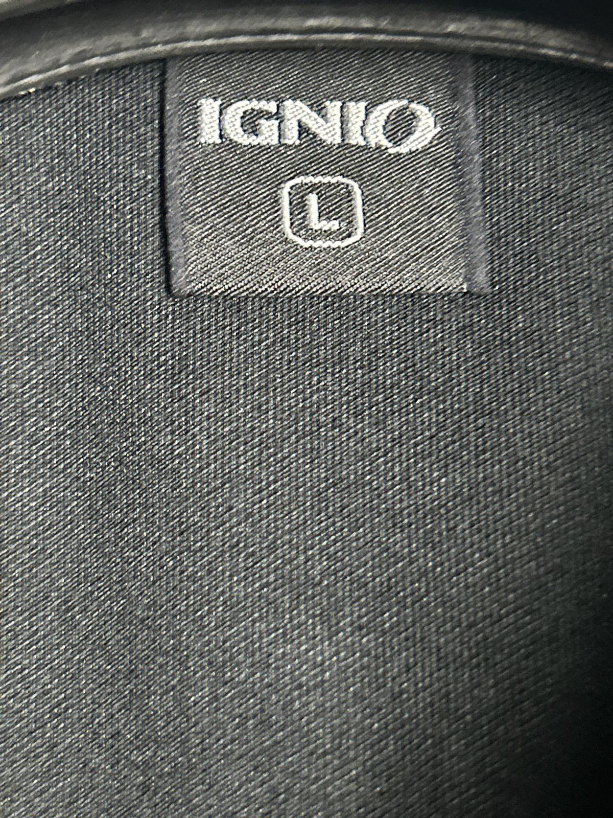 Ignio Black Zip Polo - Large