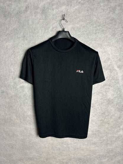 Fila Black Round Tee - Medium