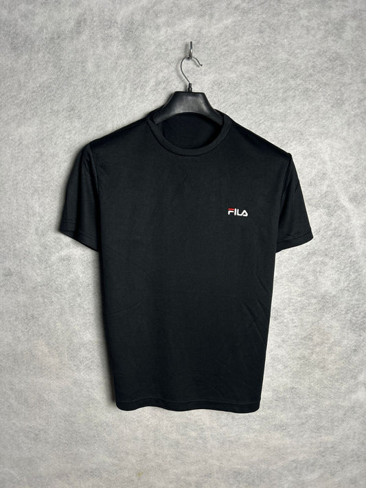 Fila Black Round Tee - Medium